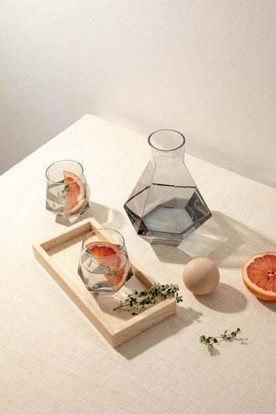 5 piece pitcher and glasses set