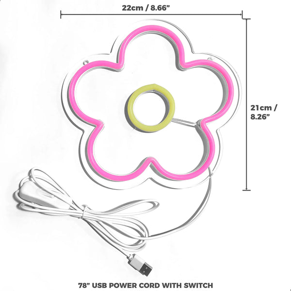 Flower LED Neon Sign