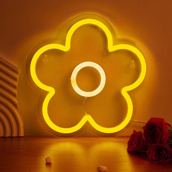 Flower LED Neon Sign