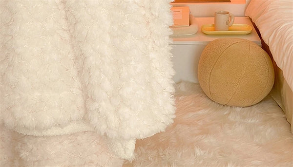 fluffy plush throw blanket living room decor soft furnishing home accessories sofa cover duvet bedroom bedding