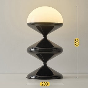 bauhaus mid century inspired floor table lamp led modern acrylic lighting black and white home decor
