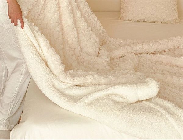 fluffy plush throw blanket living room decor soft furnishing home accessories sofa cover duvet bedroom bedding