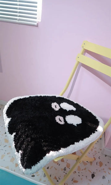 cute ghost black bathroom rug bath mat bathmat non slip home decor soft furnishing interior home decor design home accessories cute homewares