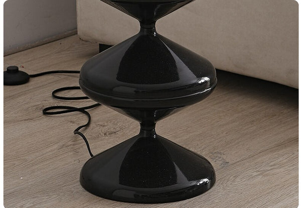 bauhaus mid century inspired floor table lamp led modern acrylic lighting black and white home decor