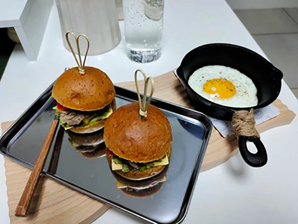 stainless steel silver serving dish platter plate tray kitchen and dining serveware bauhaus design modern chic