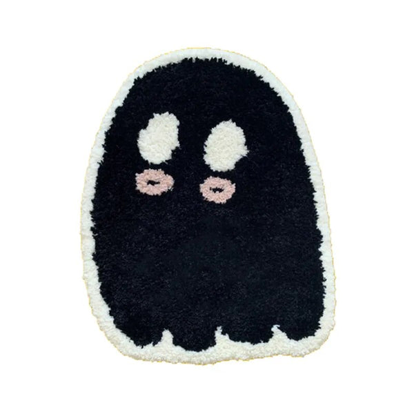 cute ghost black bathroom rug bath mat bathmat non slip home decor soft furnishing interior home decor design home accessories cute homewares