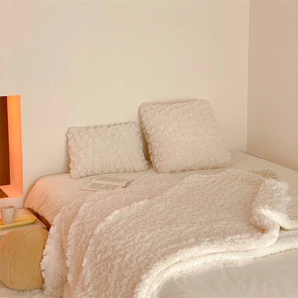 fluffy plush throw blanket living room decor soft furnishing home accessories sofa cover duvet bedroom bedding