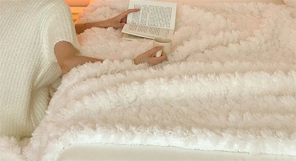 fluffy plush throw blanket living room decor soft furnishing home accessories sofa cover duvet bedroom bedding