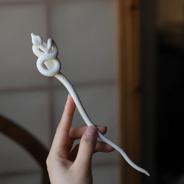 y2k snake hair stick hair fork pin hair accessories jewelry fun bold updo hair styles serpente serpenti