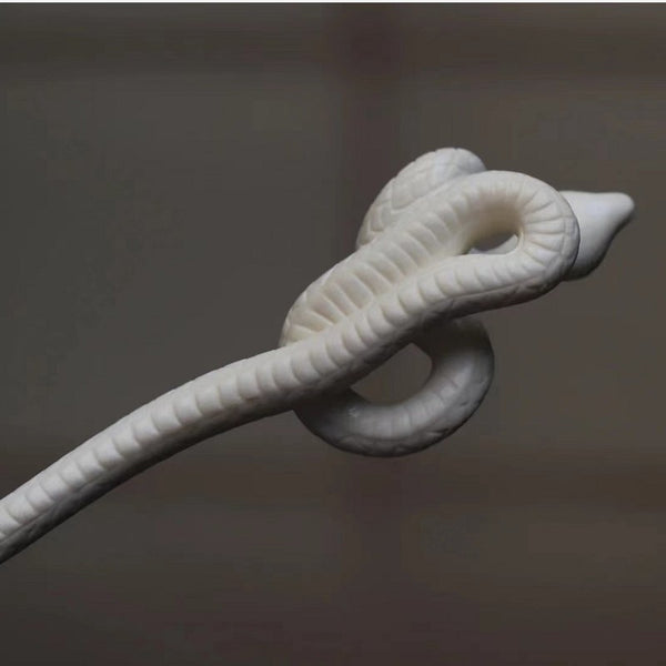 y2k snake hair stick hair fork pin hair accessories jewelry fun bold updo hair styles serpente serpenti