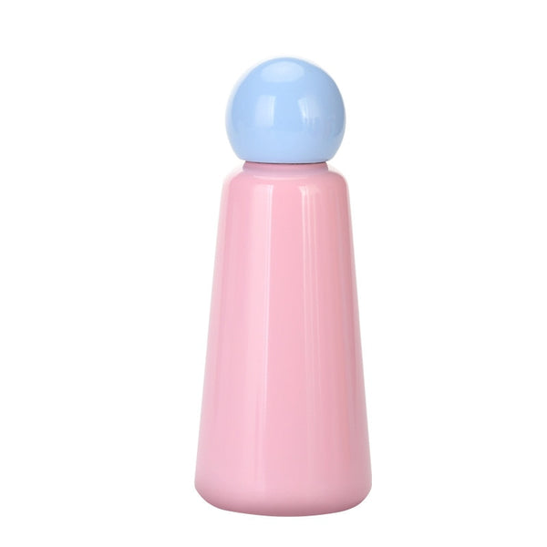 stainless steel thermos water bottle flask candy colour color pastel cute bottle