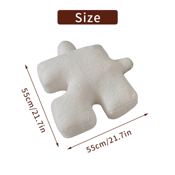 puzzle piece plush decorative cushion throw pillow homeware decor plush