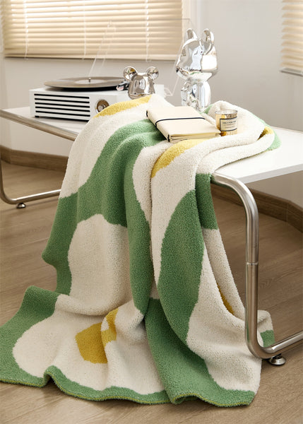 egg sunny side up print throw blanket sofa topping bed cover home decor homewares plush cotton