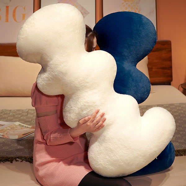 squiggle worm shaped snuggle throw pillow decorative cushion plush cotton nurseries big pillow
