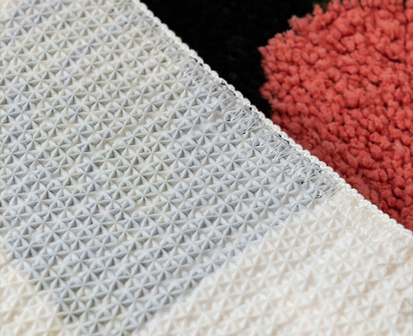 dots stripes diamonds bathroom rug bath mat soft furninshings homewares bathroom decor colorful colourful tufted