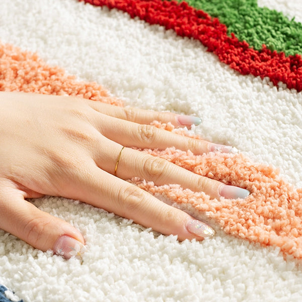 dots stripes diamonds bathroom rug bath mat soft furninshings homewares bathroom decor colorful colourful tufted