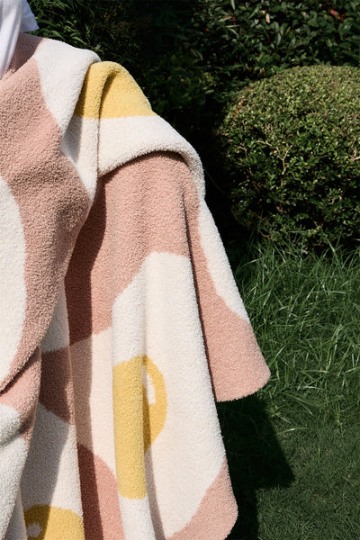 egg sunny side up print throw blanket sofa topping bed cover home decor homewares plush cotton