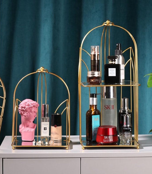 Peppery Gold Make Up / Cosmetics Organizer
