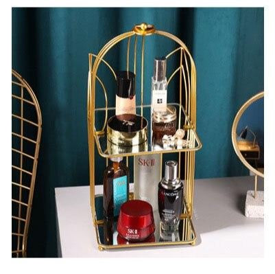 Peppery Gold Make Up / Cosmetics Organizer
