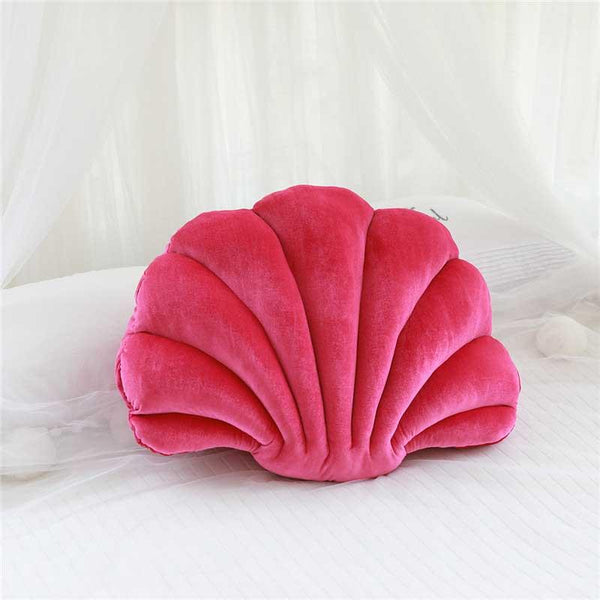 decorative shell cushions velvet