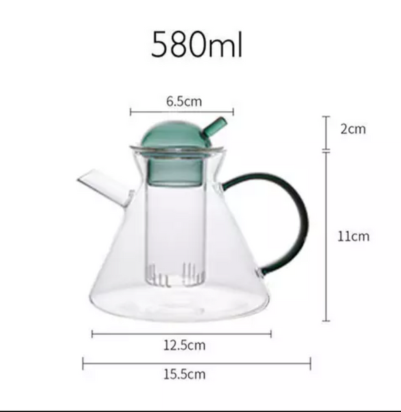 glass teapot and cup set MODERN high temperature kitchen and dining tea party