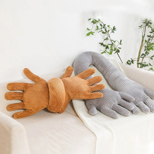 hands cushion throw pillow soft home decor homewares fun decor