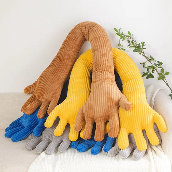 hands cushion throw pillow soft home decor homewares fun decor
