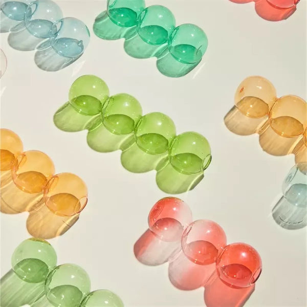 glass bubble vase decorative nordic home accessories