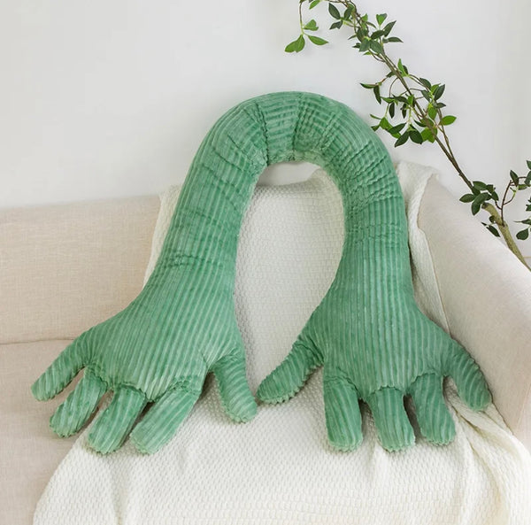 hands cushion throw pillow soft home decor homewares fun decor