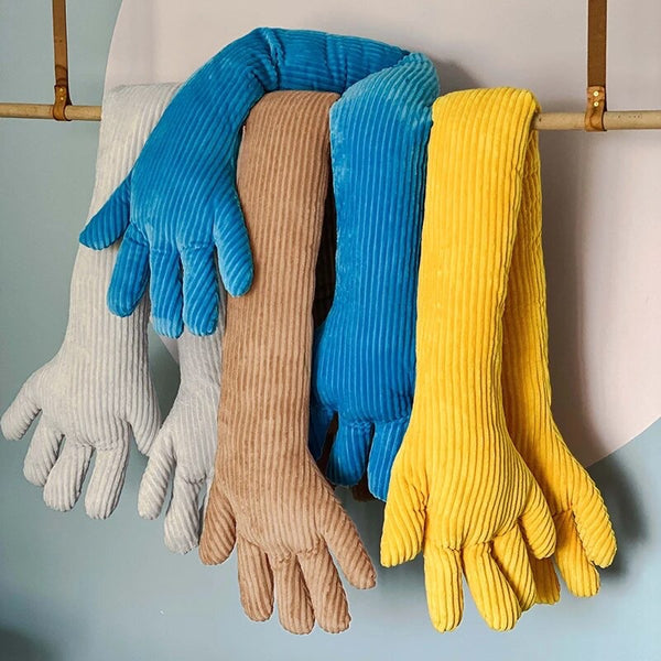 hands cushion throw pillow soft home decor homewares fun decor