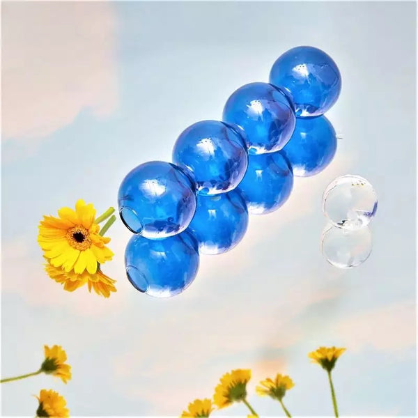 glass bubble vase decorative nordic home accessories