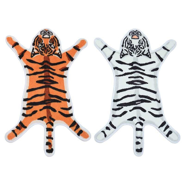tiger bathroom rug bath mat fun