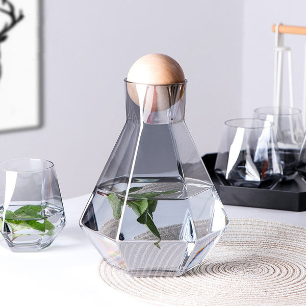 5 piece pitcher and glasses set