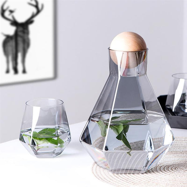 5 piece pitcher and glasses set