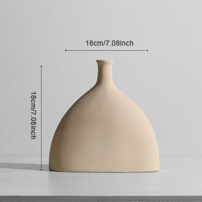 ceramic donut minimal vases and candle holders bubble white