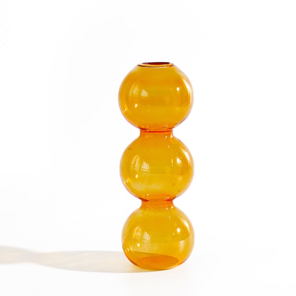 glass bubble vase candles holder nordic