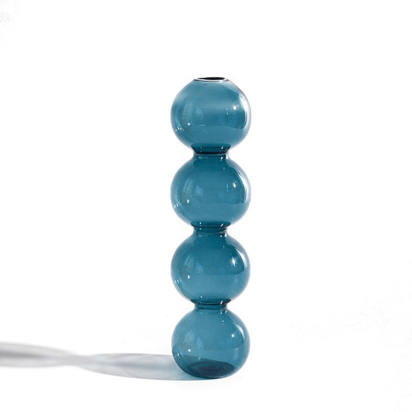 glass bubble vase candles holder nordic