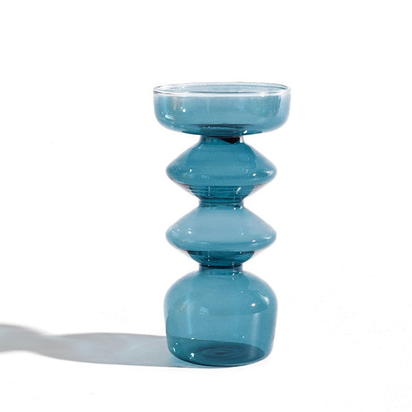 glass bubble vase candles holder nordic