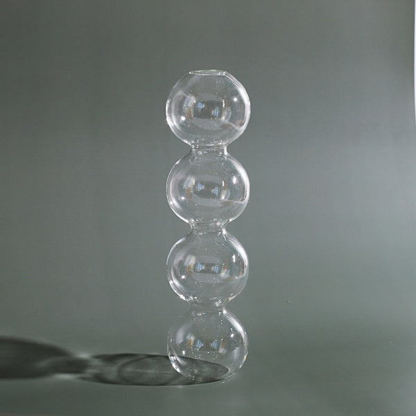 glass bubble vase candles holder nordic