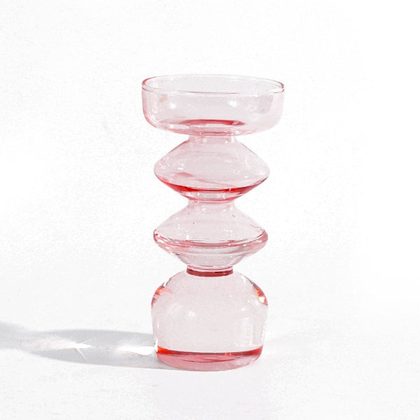 glass bubble vase candles holder nordic