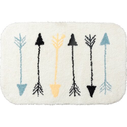 boho bath mat bathroom rug