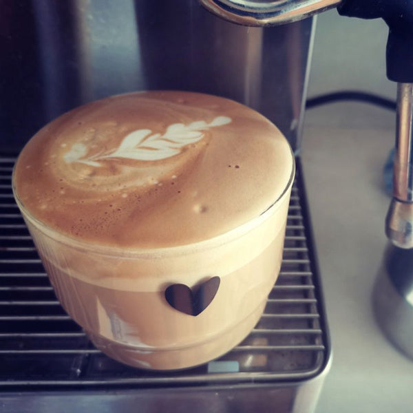 smiley heart glass tumbler glass mug cup coffee milk tea cute
