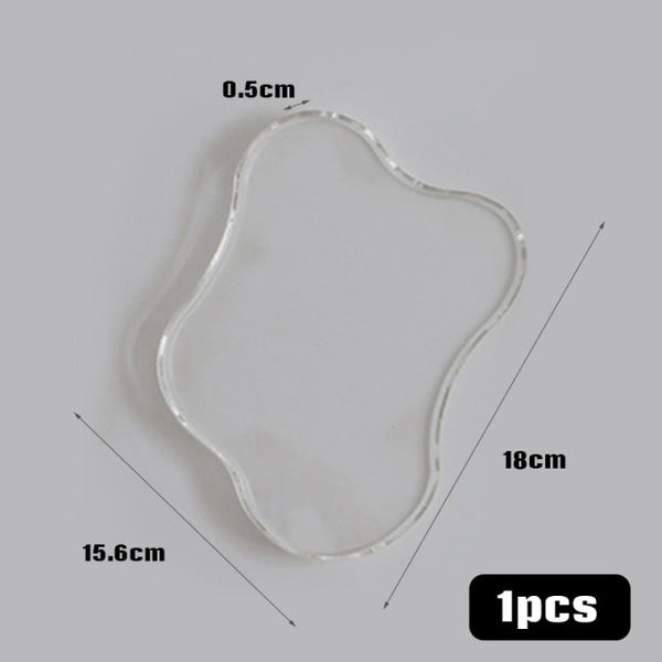 irregular acrylic coaster kitchen and dining modern design
