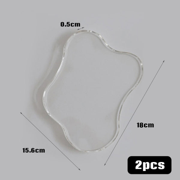 irregular acrylic coaster kitchen and dining modern design