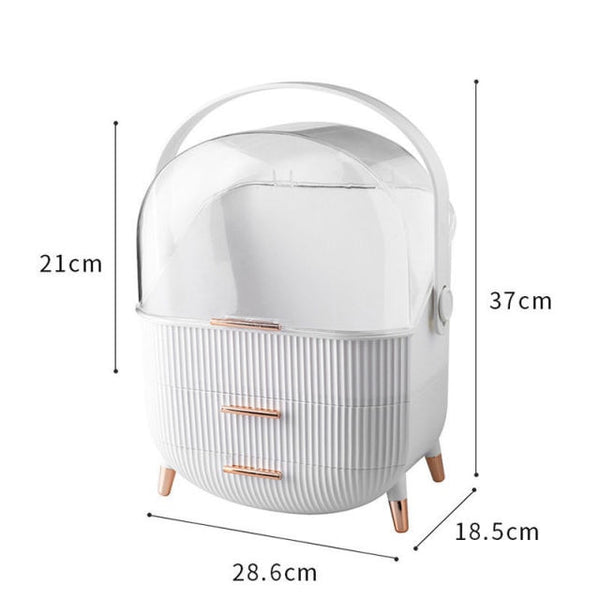luxury cosmetic makeup organizer storage cabinet