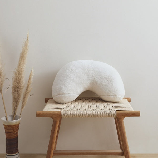 donut letter nordic plush cushion throw pillow