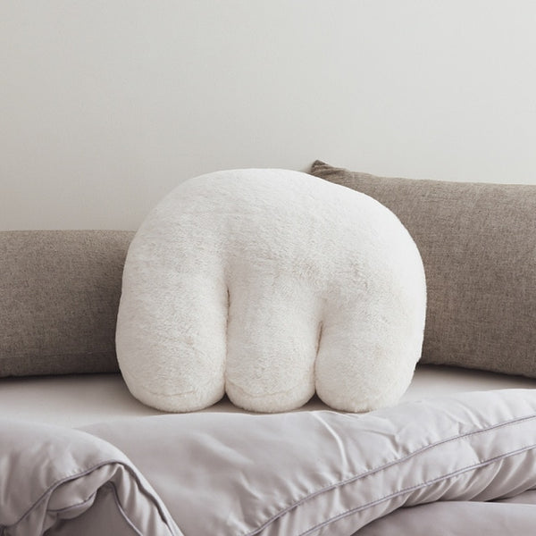 donut letter nordic plush cushion throw pillow