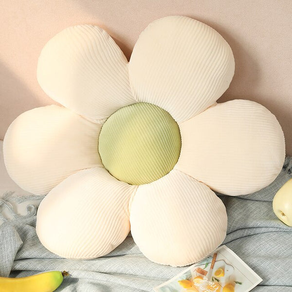 daisy flower plush cushion throw pillow for sofa