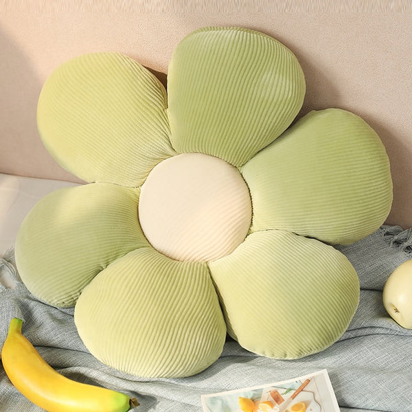 daisy flower plush cushion throw pillow for sofa