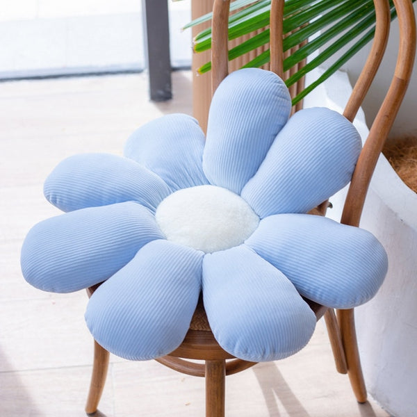 daisy flower plush cushion throw pillow for sofa